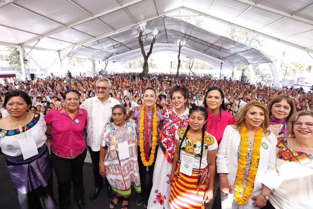 Claudia Sheinbaum Pardo habló frente a más de 3 mil mujeres