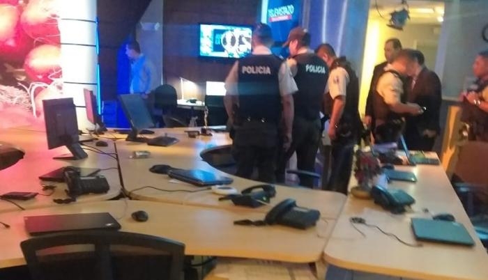 Un dispositivo explotó en el medio del set de Eucavisa, Ecuador