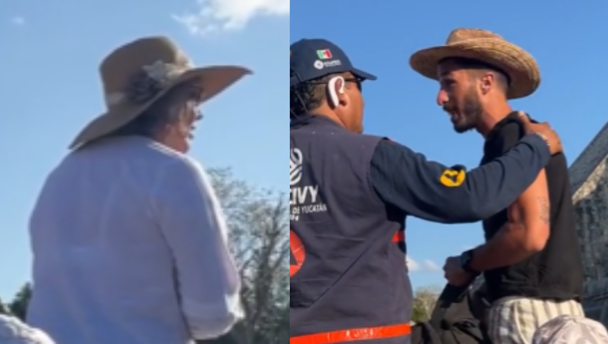 Personal de seguridad en Chichén Itzá ordenó a los turistas que se retiraran