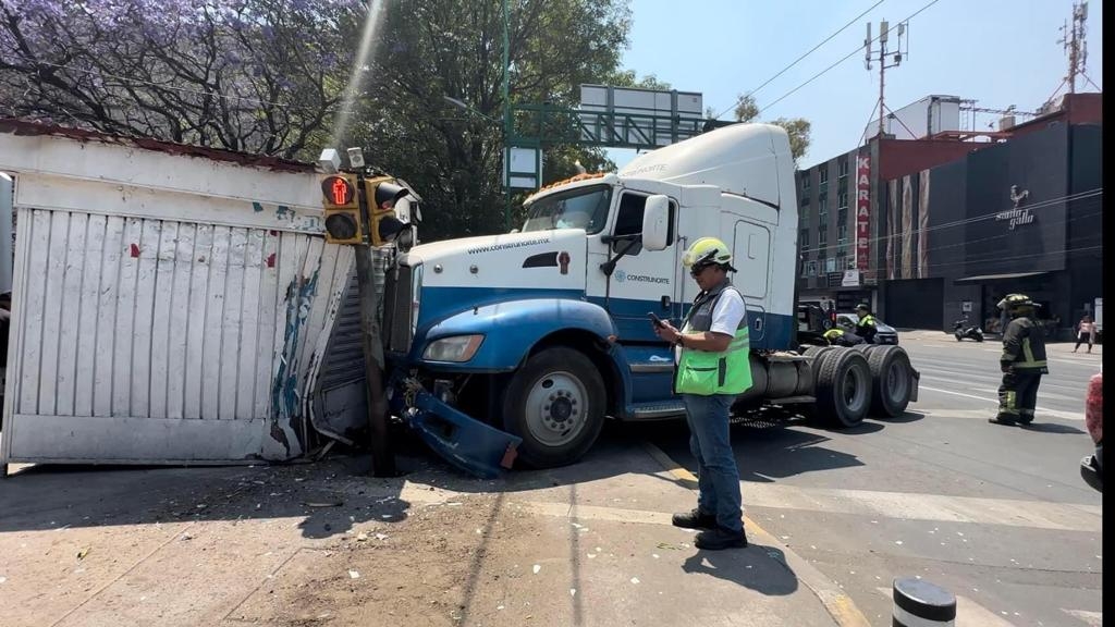 No se reportan lesionados en el accidente