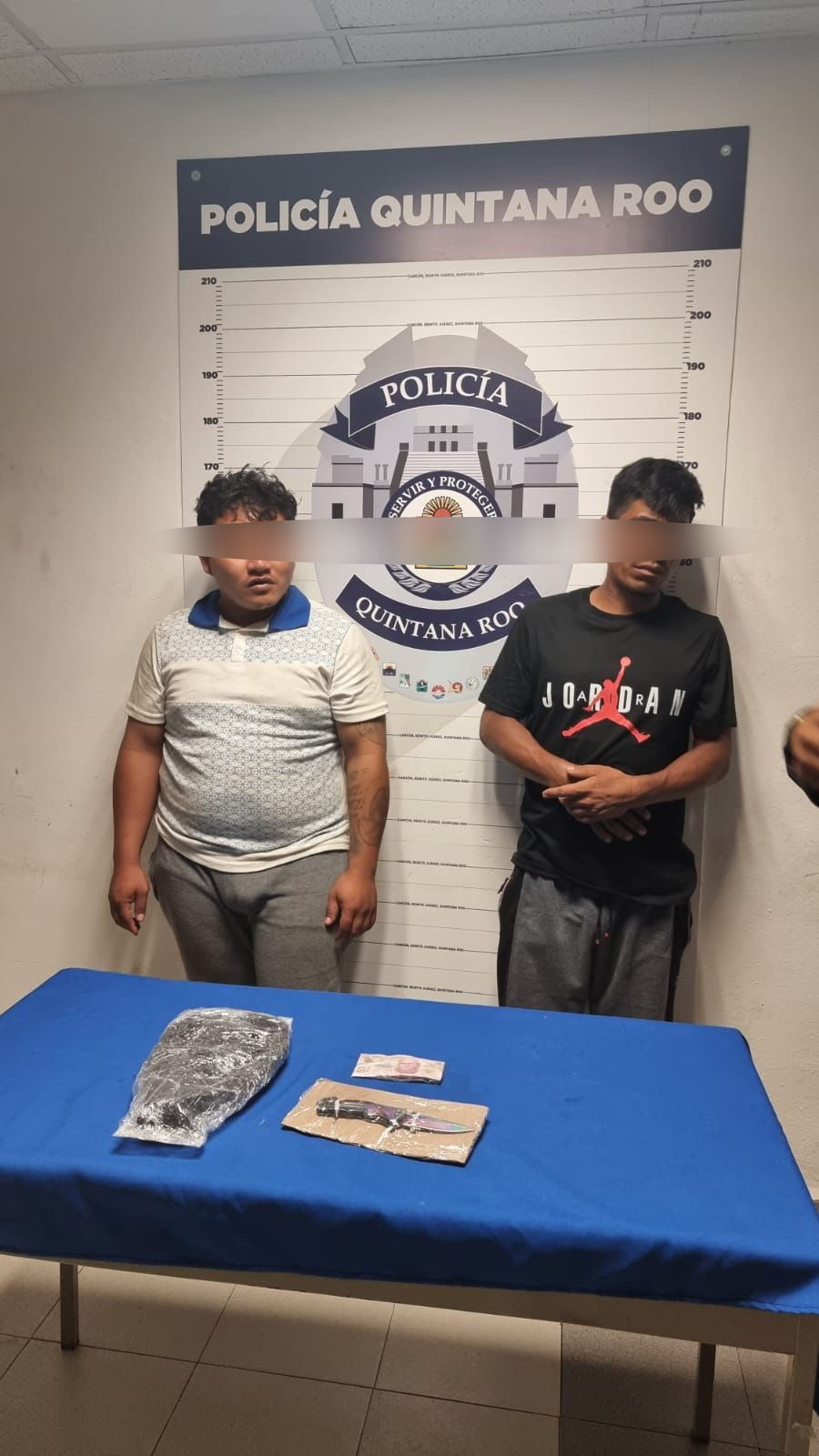 Detienen a dos ladrones en Cancún