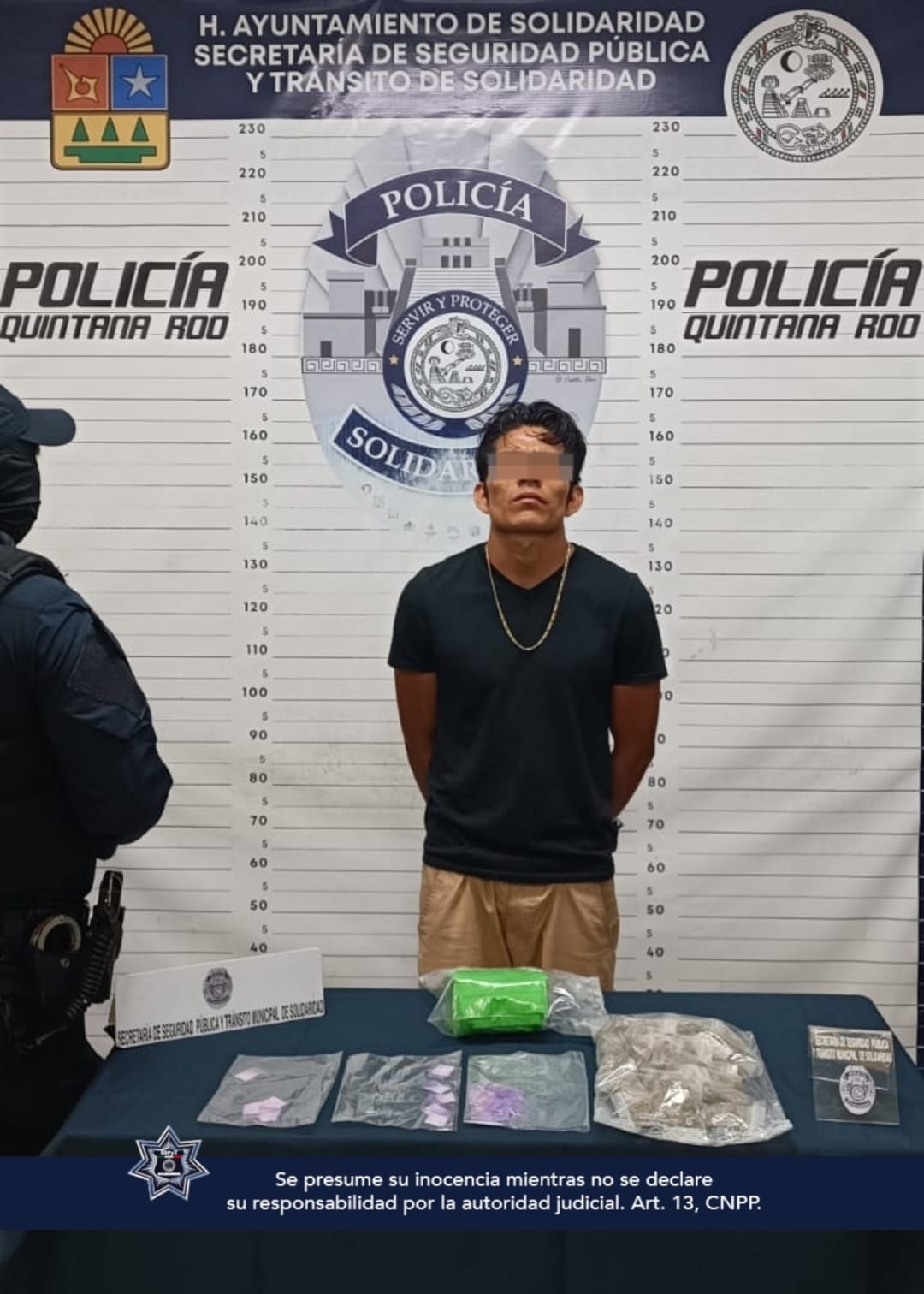 Arrestan en Playa del Carmen a tres hombres por distintos cargos