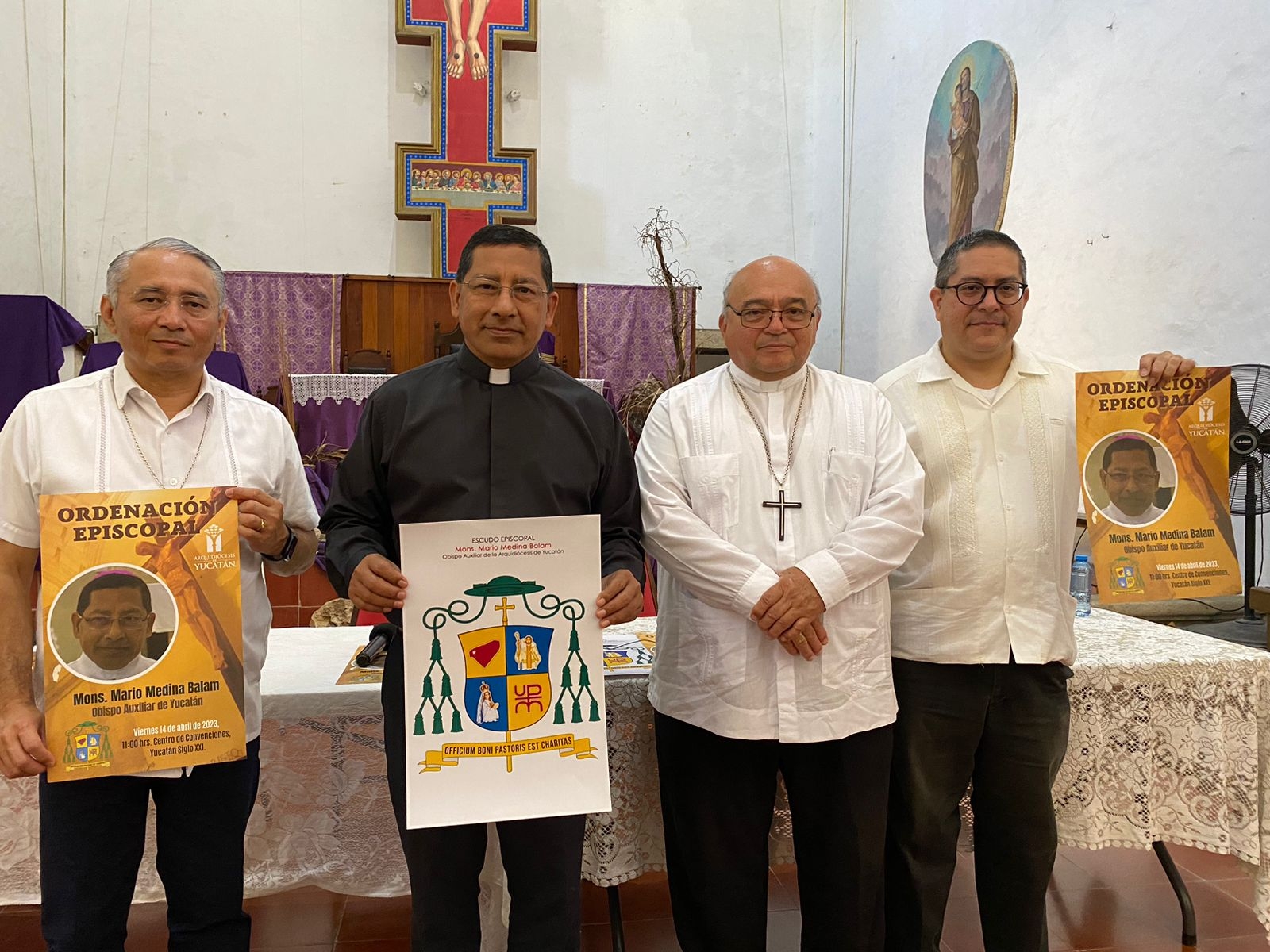 La ceremonia de ordenación episcopal se realizará en el Centro de Convenciones Siglo XXI en Mérida