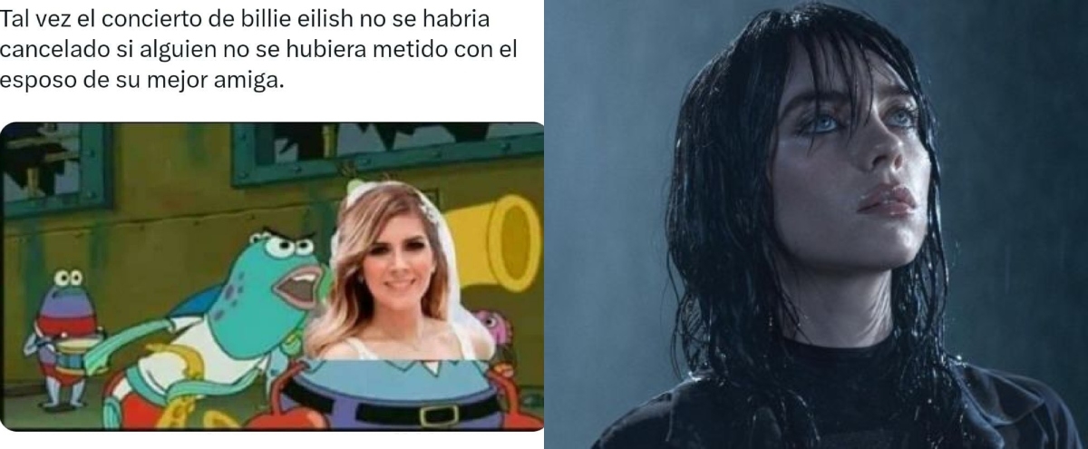 Los mejores memes de la cancelación de Billie Eilish en el Foro Sol