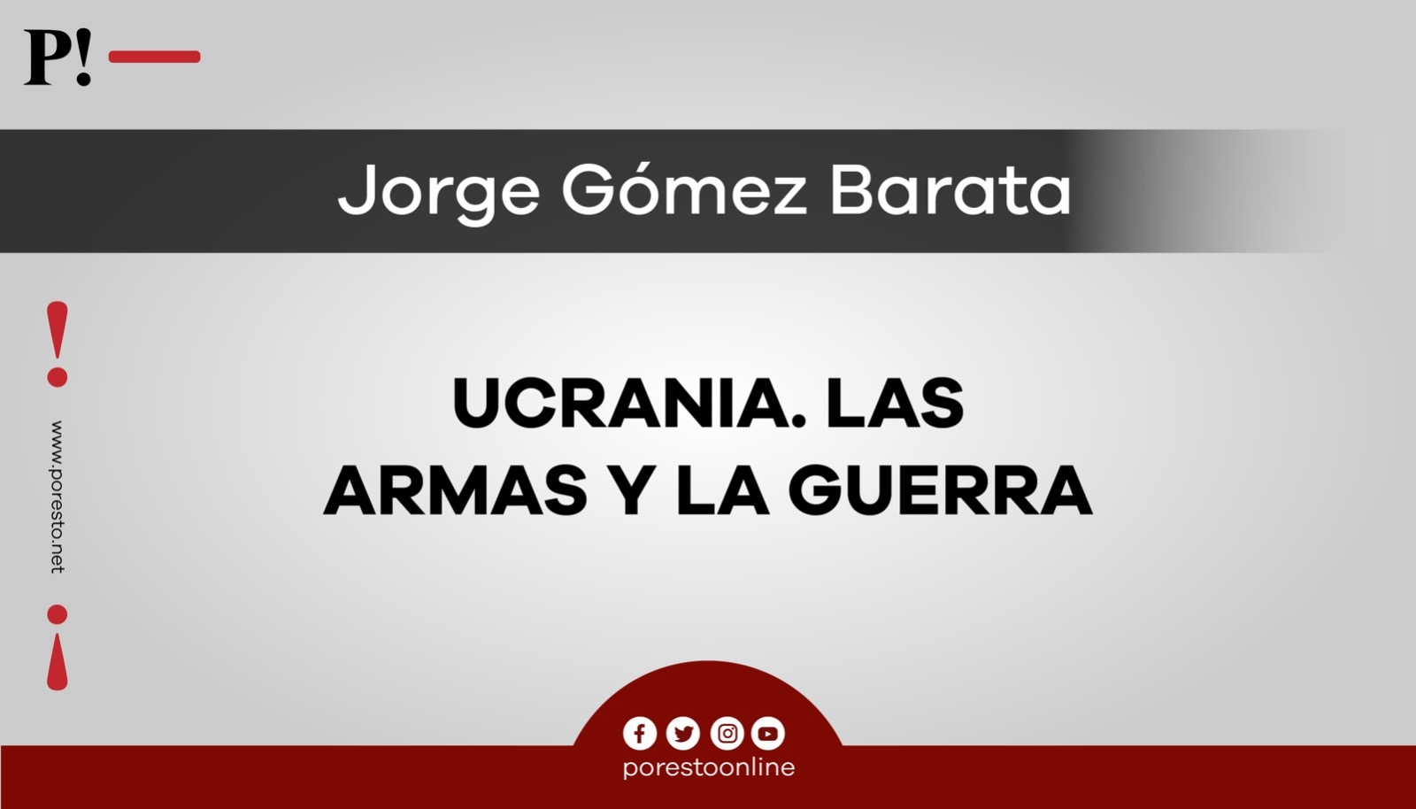 Ucrania. Las armas y la guerra