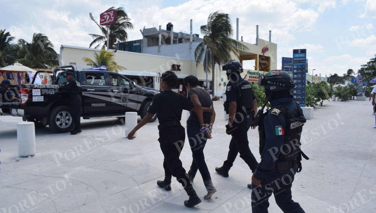 Arrestan a ebria por intentar golpear a un canadiense de 7 años en Progreso