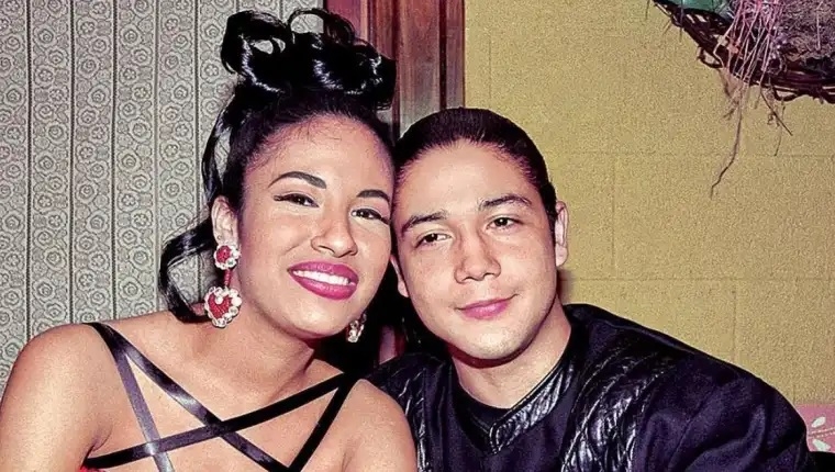 Selena Quintanilla y Chris Pérez