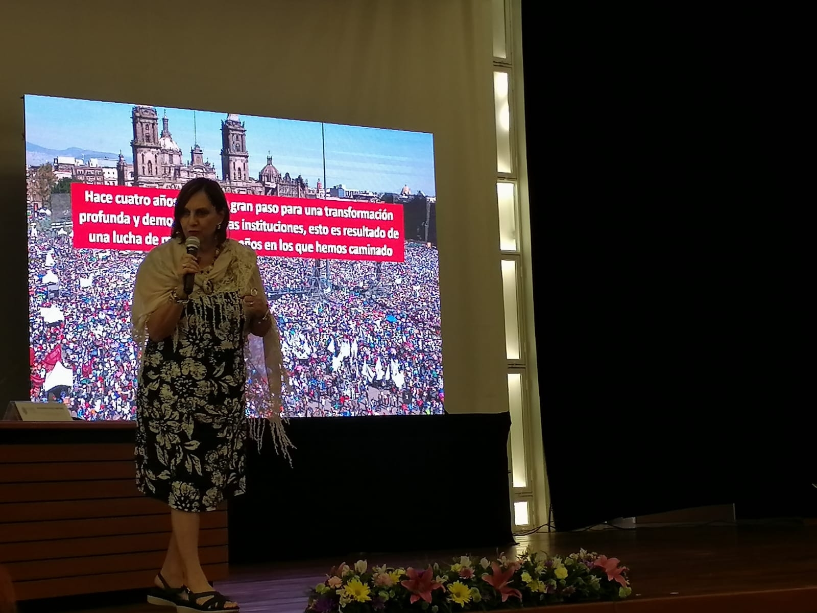 La conferencia se realizó en la Facultad de Ciencias Sociales de la Uady