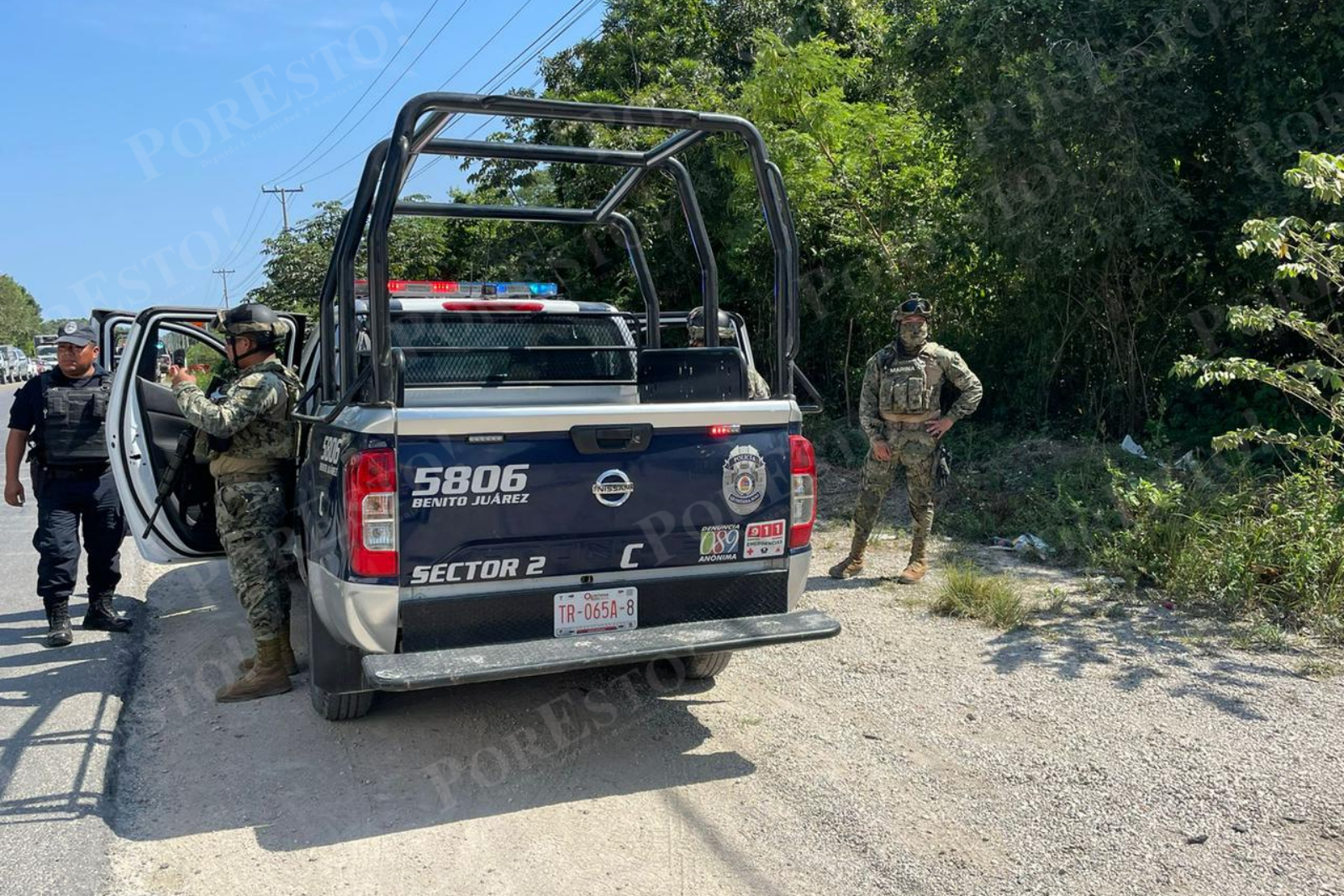 Aumentan la violencia en Cancún; atacan a balazos a elementos de SSP en Bonfil