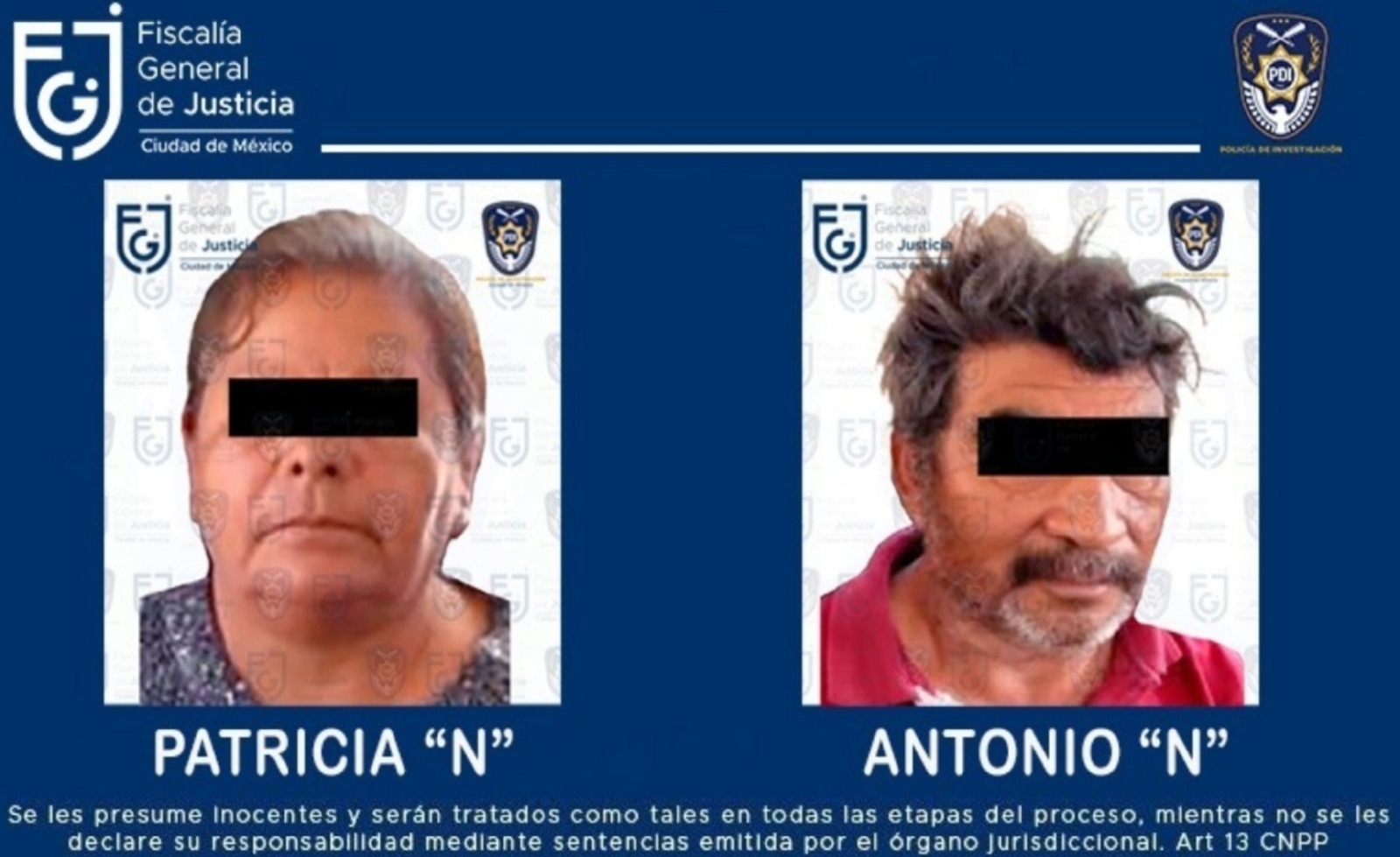 Pareja que robó a una niña hace 27 años