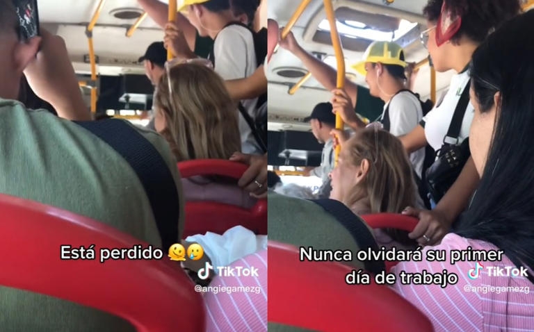 El chofer nunca había conducido por esa ruta. Foto: Tiktok