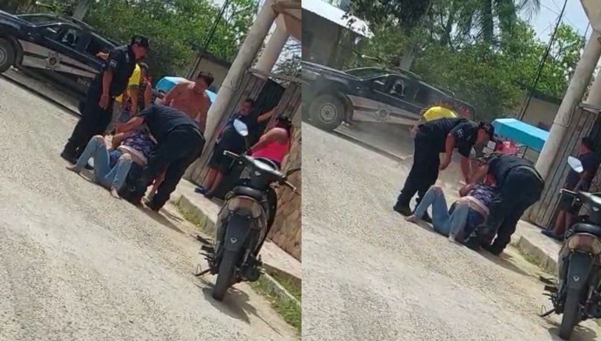 Mujeres de Telchac Pueblo se agarran a golpes: VIDEO