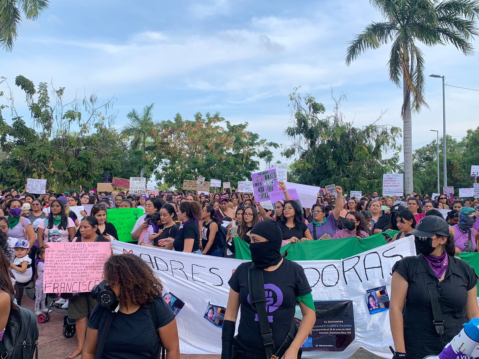 8M en Cancún: Sigue en vivo la marcha por el Día Internacional de la Mujer desde Cancún