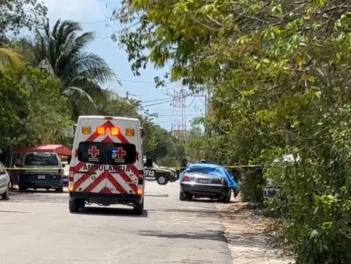 Hombre sufre ataque armado cerca de un taller mecánico en Tulum