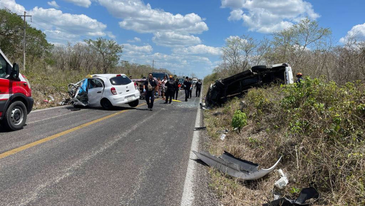 SSP Yucatán confirma 8 heridos en trágico accidente en la Mérida-Cancún