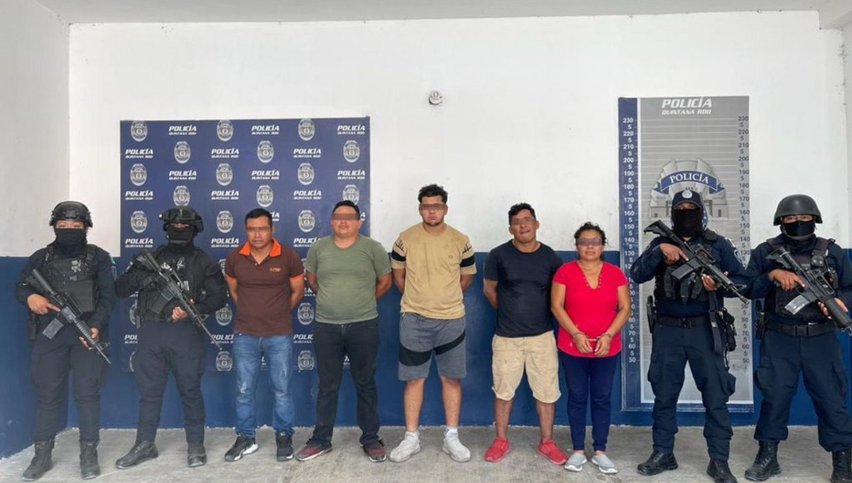 Detienen a cinco 'secuestradores' en Chetumal; llevaban a un hombre para anexarlo