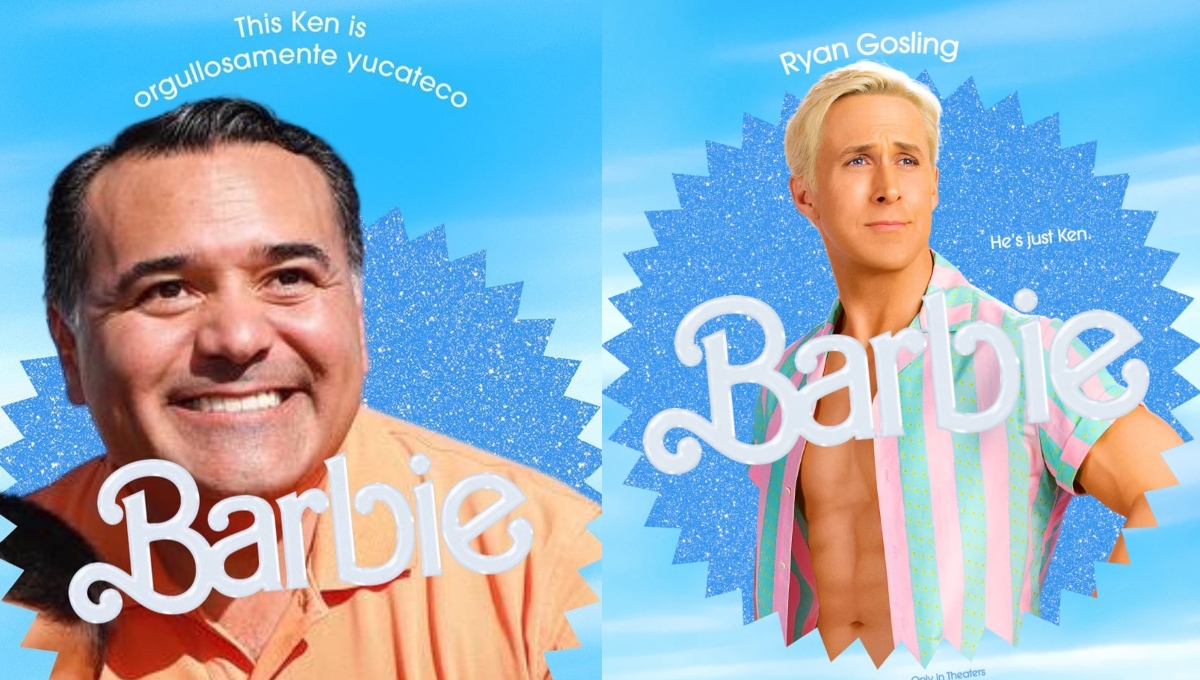 Crean memes de Renán Barrera por subirse al trend de Barbie