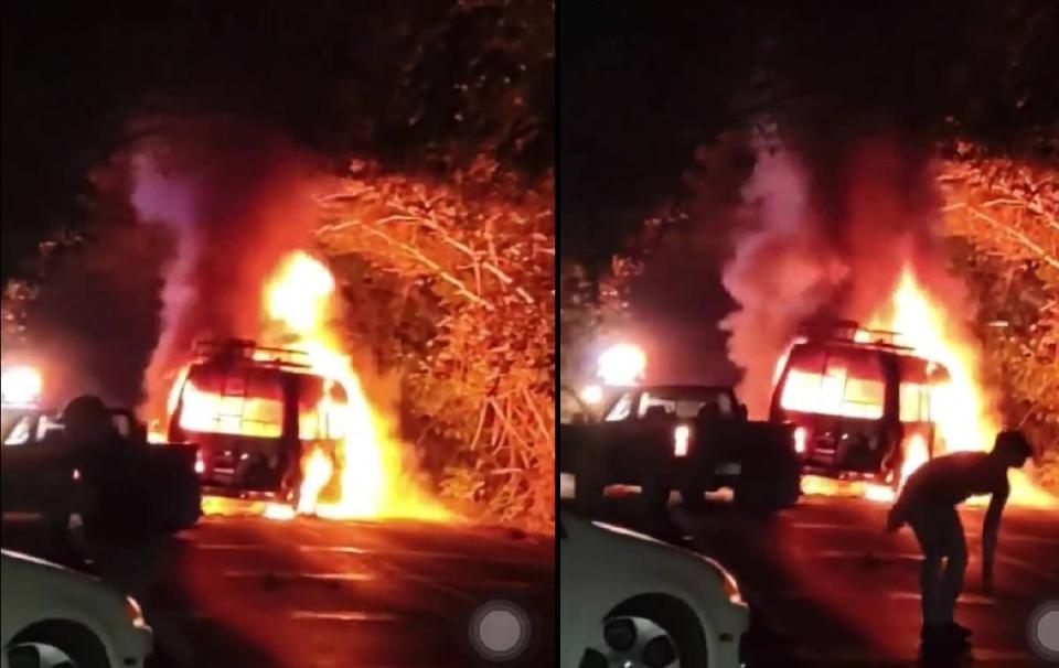 Así fueron los bloqueos con quema de carros y balaceras en Nayarit: VIDEO