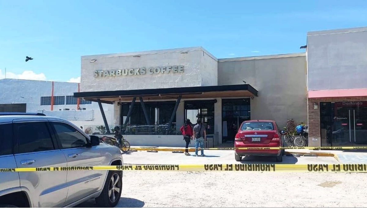 Un hombre fue ejecutado dentro de un Starbucks de Tulum