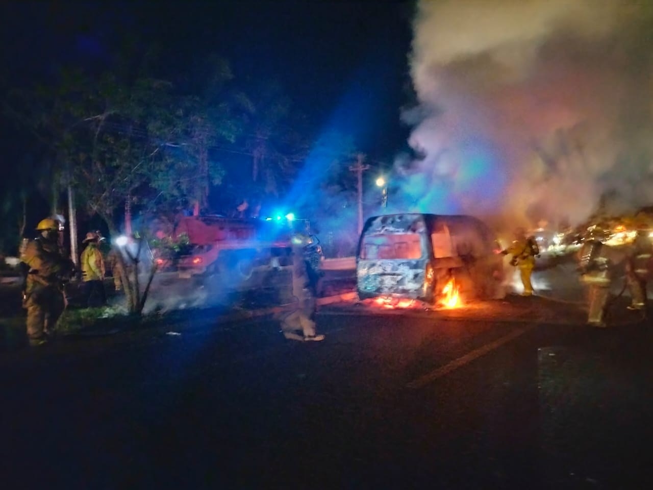 Van quemada en Chetumal: FGR declara inocente al conductor