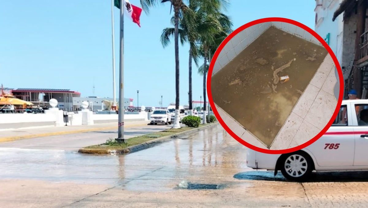 Rebosan aguas negras en Cozumel; 'el olor a excremento llega al malecón': Vecinos