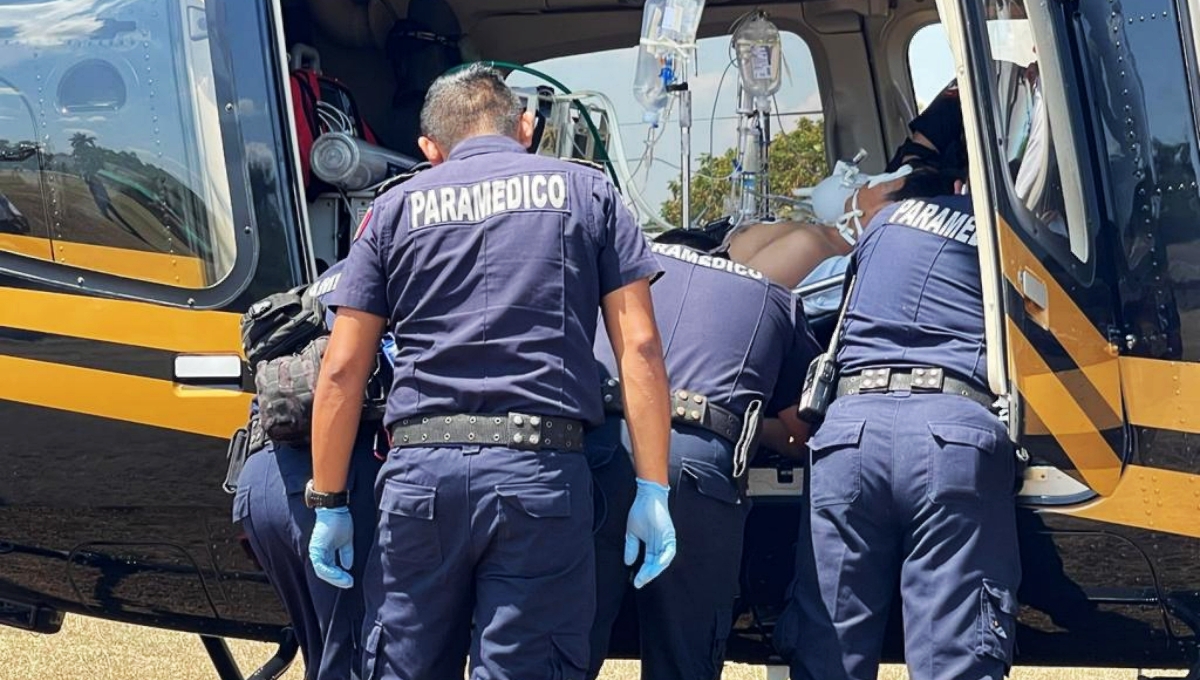 Joven de 14 años, grave en un hospital de Mérida tras sufrir un accidente en motocicleta