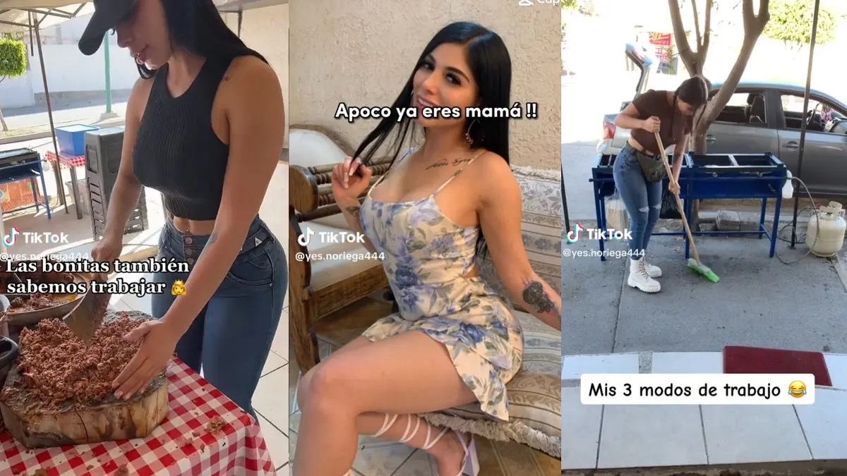 “Las bonitas también sabemos trabajar”, la taquera más bella de México arranca suspiros en TikTok: VIDEO