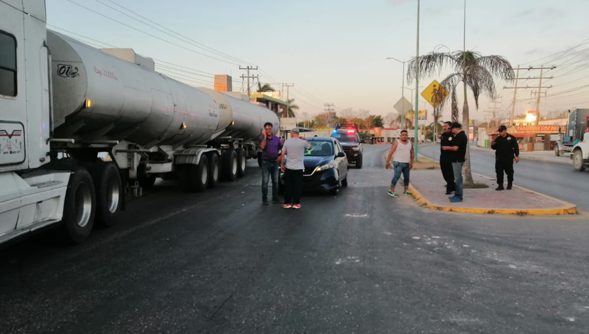 Ninguno de los dos conductores quería responsabilizarse del accidente