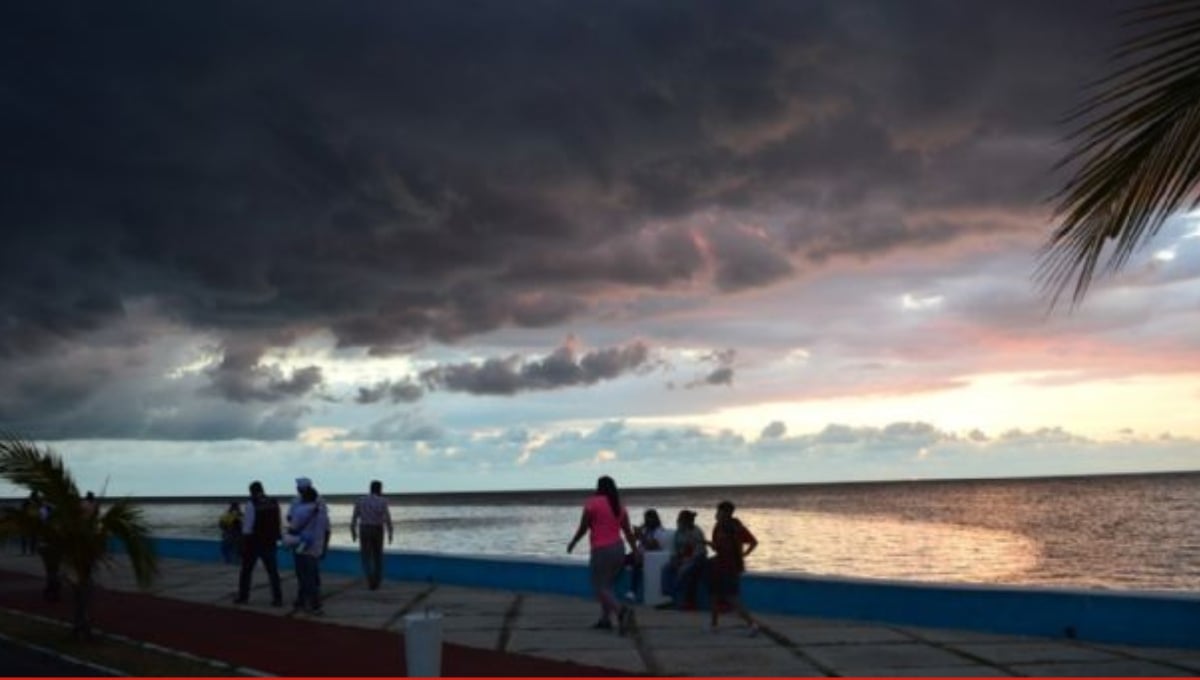 Clima en Campeche 20 de septiembre: Canal de baja presión provocará lluvias con descargas eléctricas