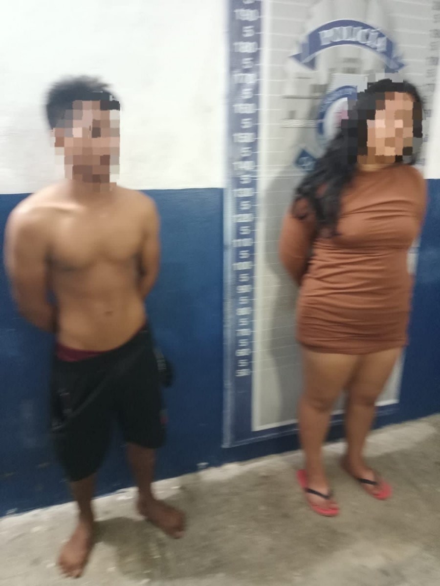 Pareja de ladrones es arrestada en Chetumal luego de asaltar y herir a un taxista