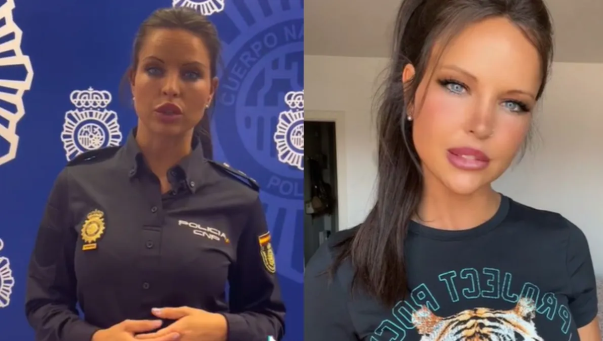 Mujer policía da consejos para evitar estafas en TikTok y es acosada: VIDEO