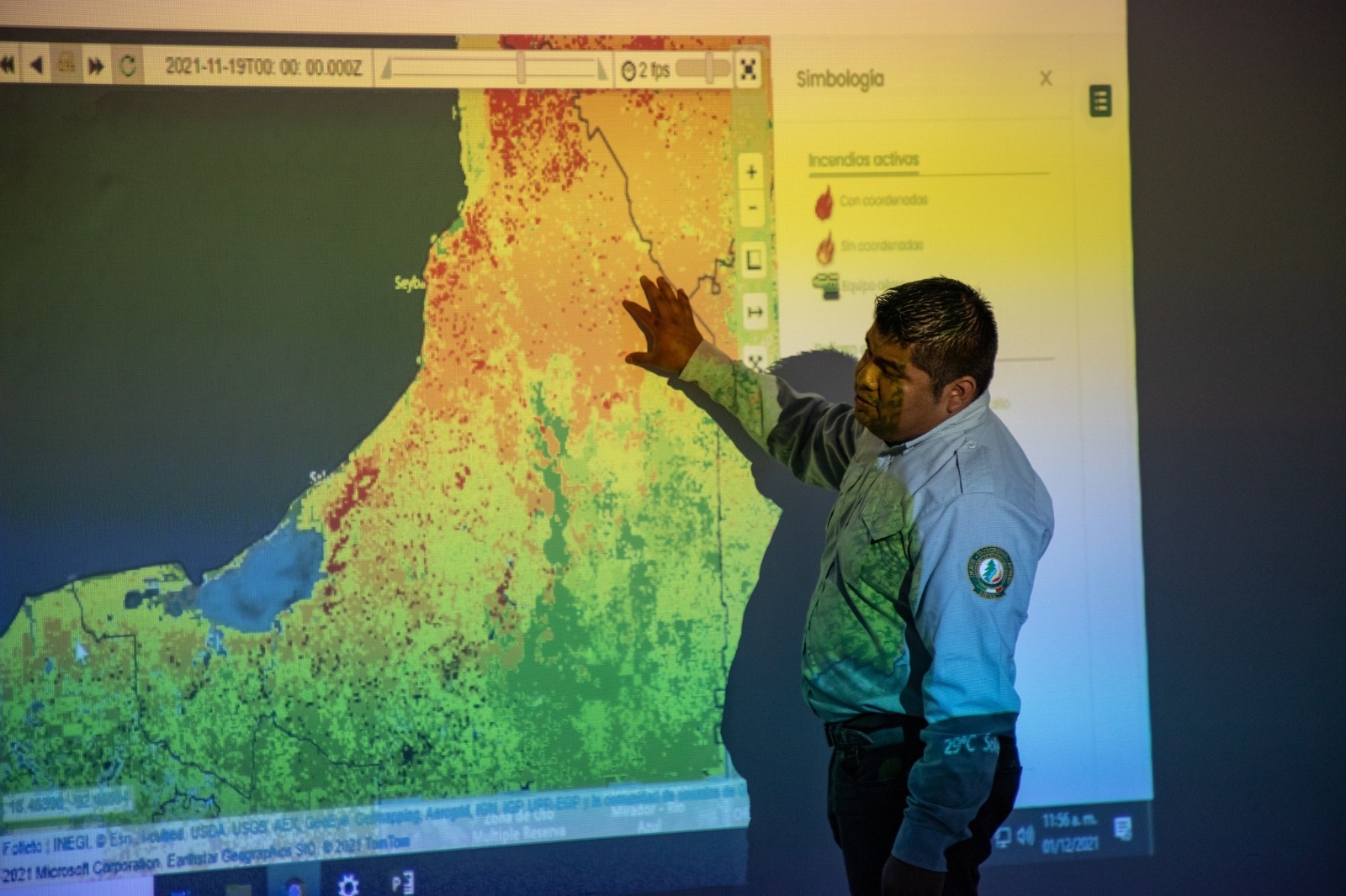 En una semana se detectaron 6 mil 497 puntos de calor en el estado de Campeche