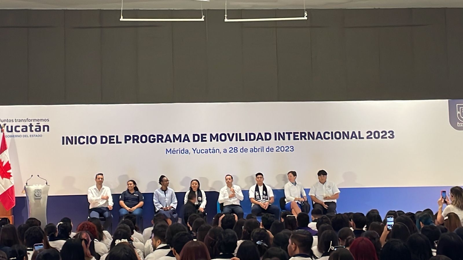 Mauricio Vila Dosal pone en marcha el Programa de Movilidad Internacional 2023 en Yucatán