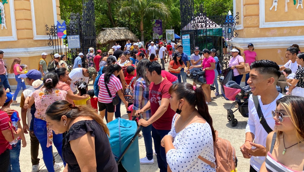 Familias enteras aprovecharon para visitar este lugar emblemático