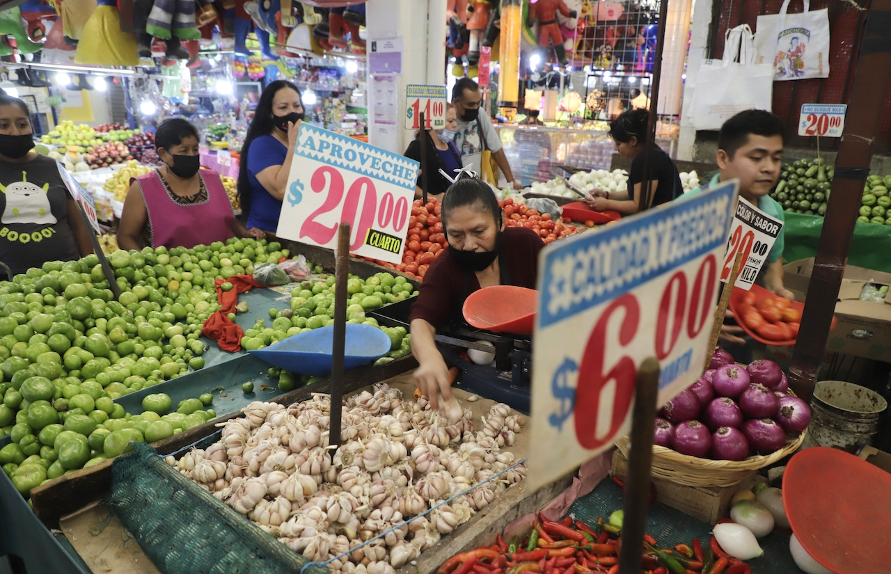 Inflación en México desacelera