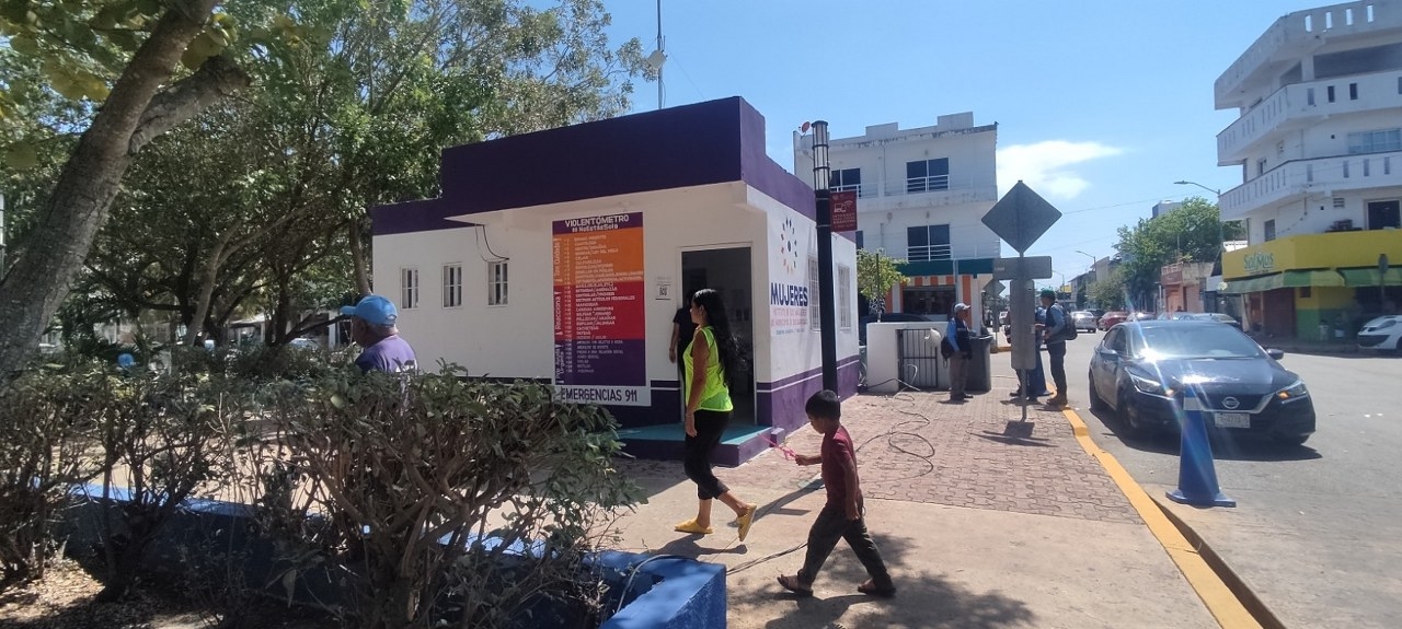 En Playa del Carmen se han colocado Puntos Violeta en busca de erradicar la violencia contra la mujer