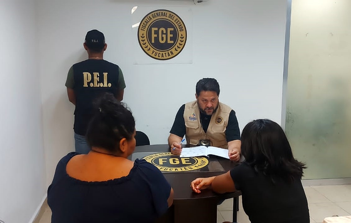 La menor fue entregada a sus familiares como parte de las diligencias de la FGE