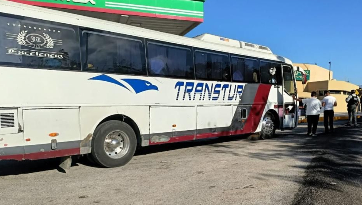 Los migrantes viajaban de Chiapas a Cancún