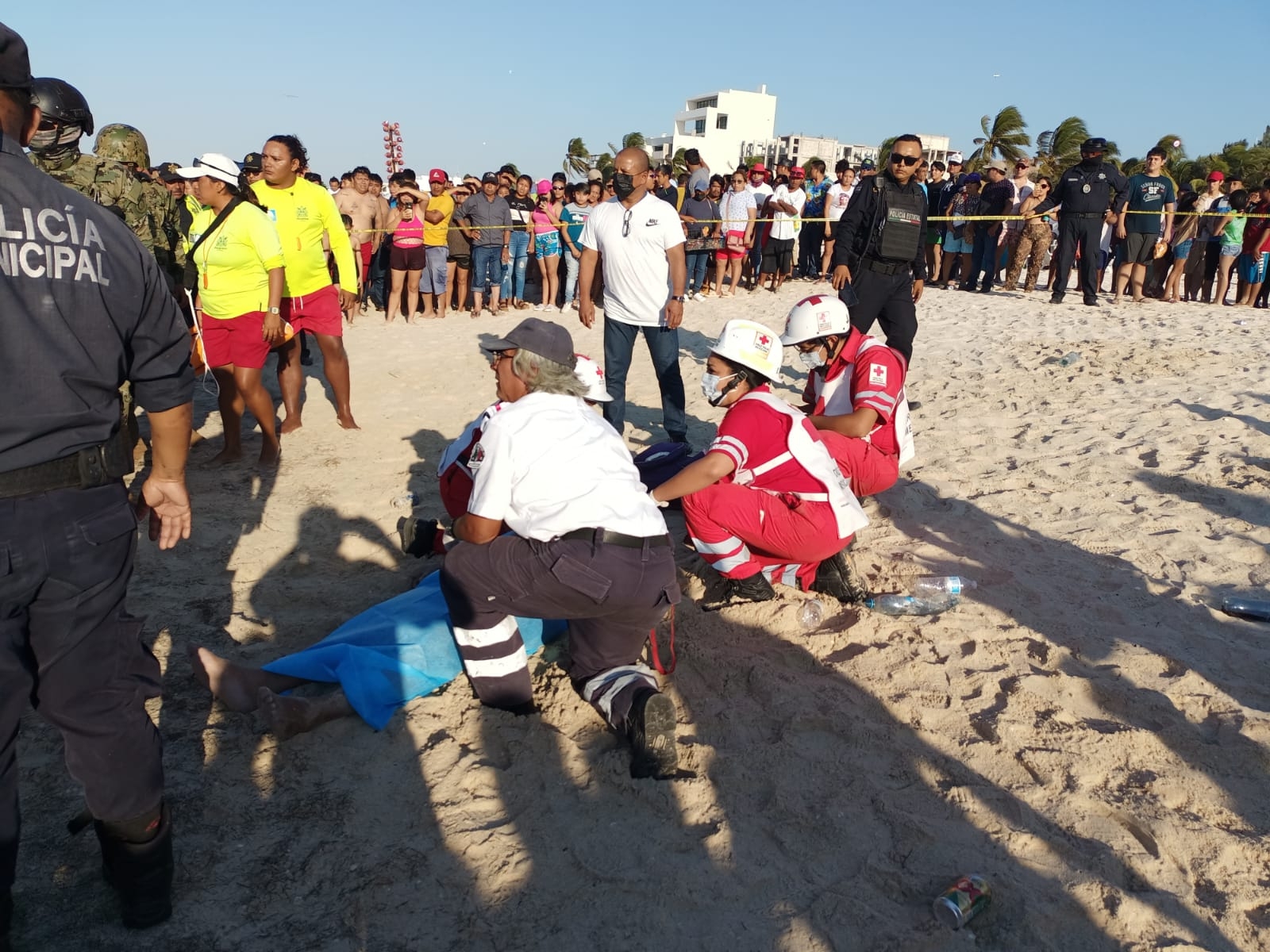 El hombre recibió los primeros auxilios pero ya fueron demasiado tarde