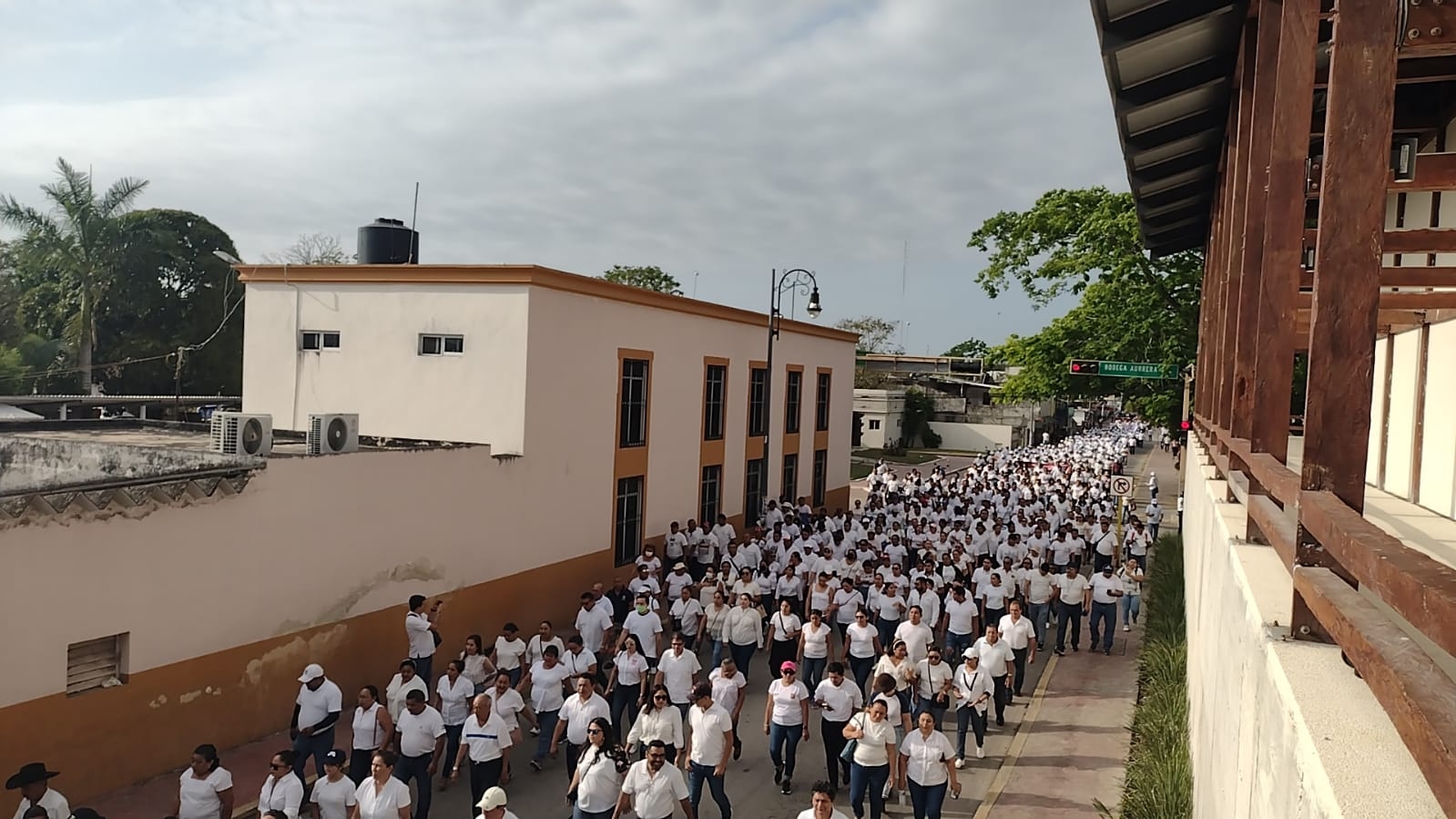 Día del Trabajo: 500 empleados en Felipe Carrillo Puerto marchan este 1 de Mayo