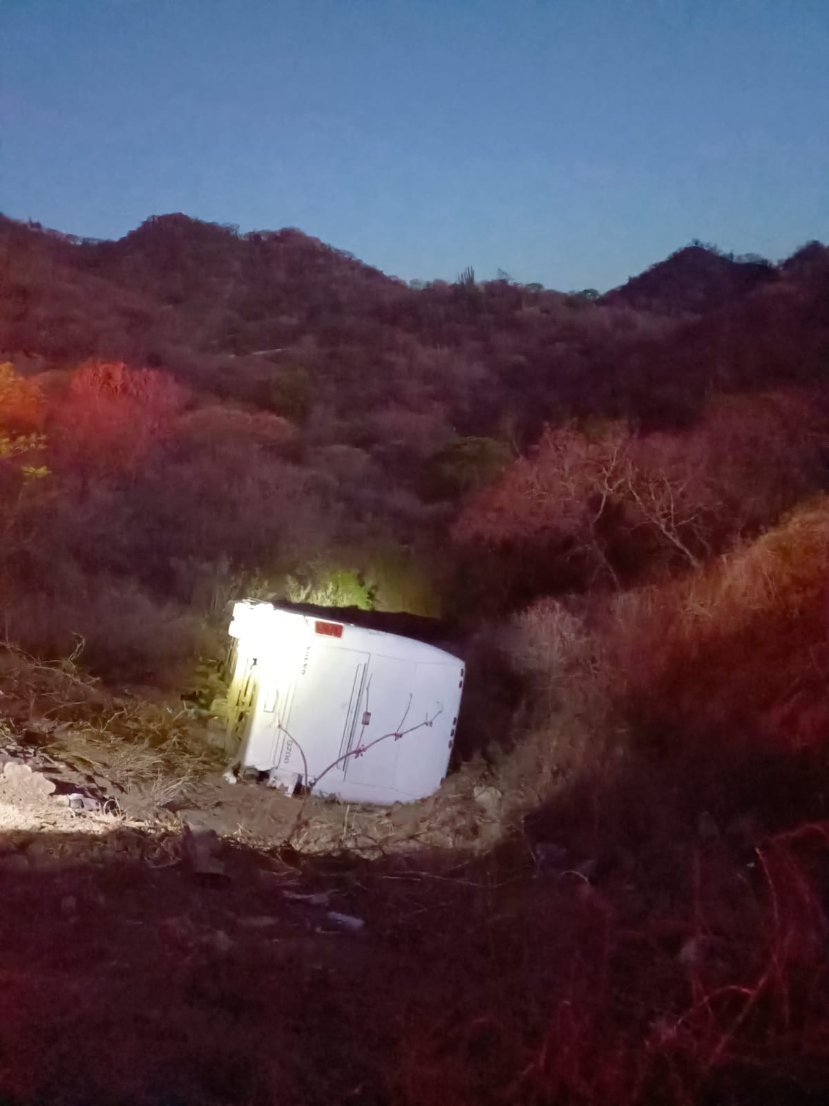 Cae a un barranco autobús de equipo infantil de futbol en Jalisco; hay un muerto