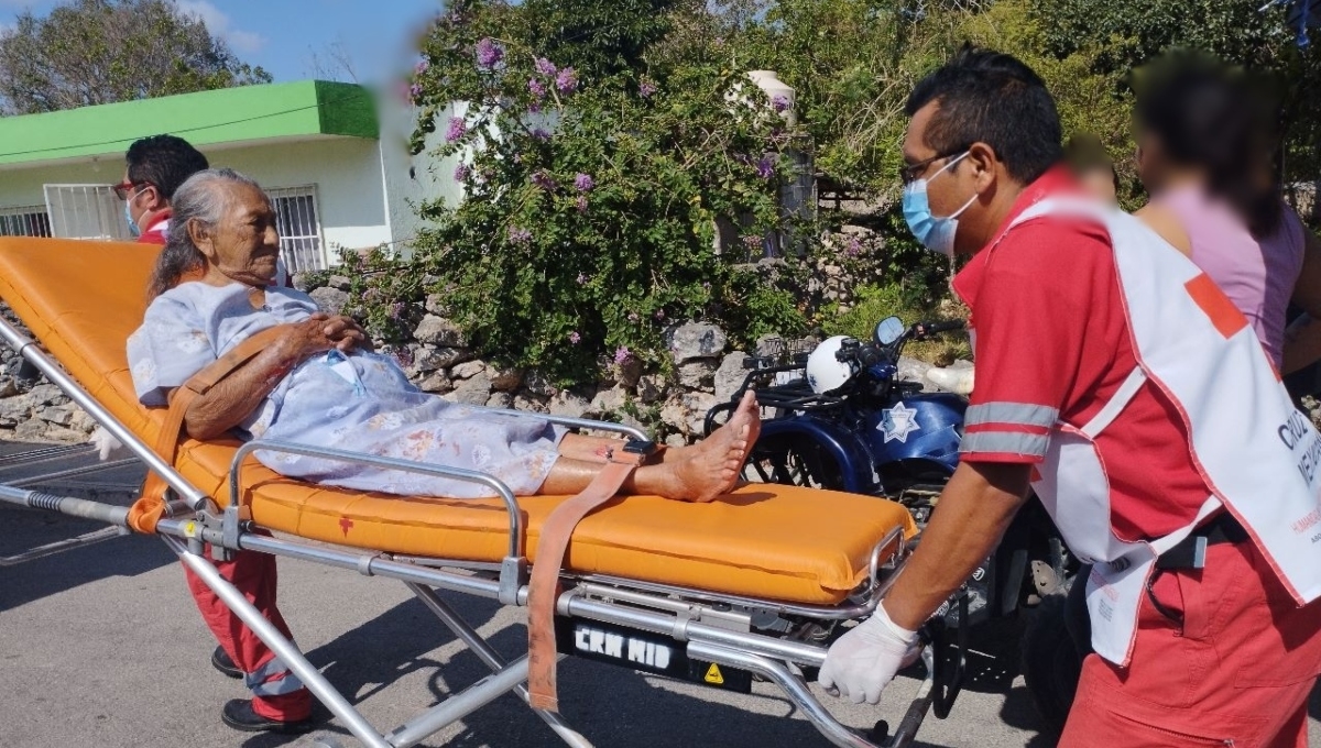 Abuelita de 96 años muere tras ser atropellada por una motocicleta en Tizimín