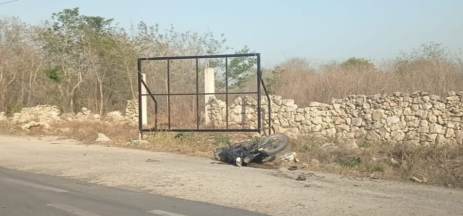 Los hechos ocurrieron en el kilómetro 6 de la carretera federal Mérida - Tizimín, tramo Conkal - Tekat,