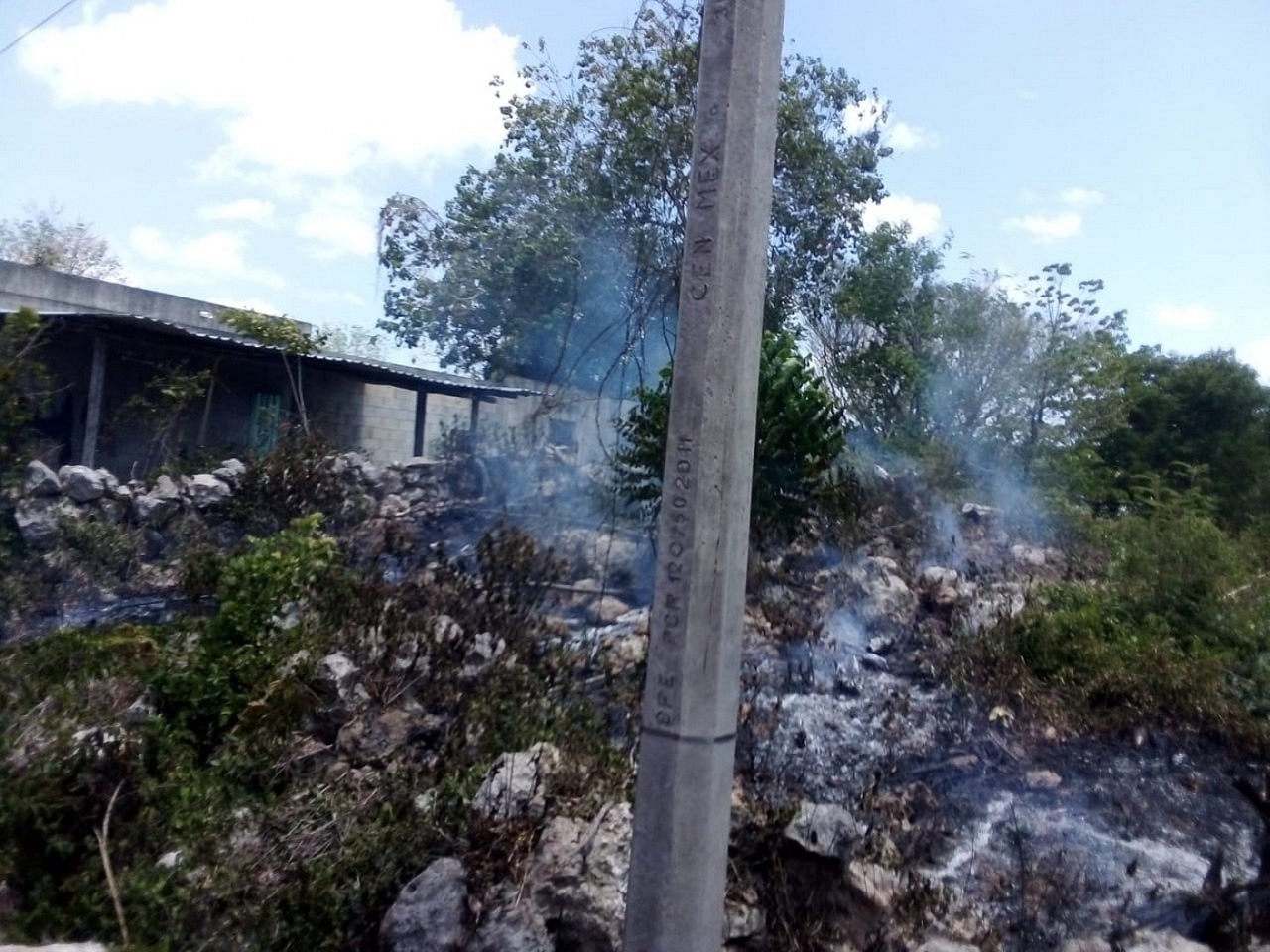 La sequía actual podría generarse con facilidad un incendio