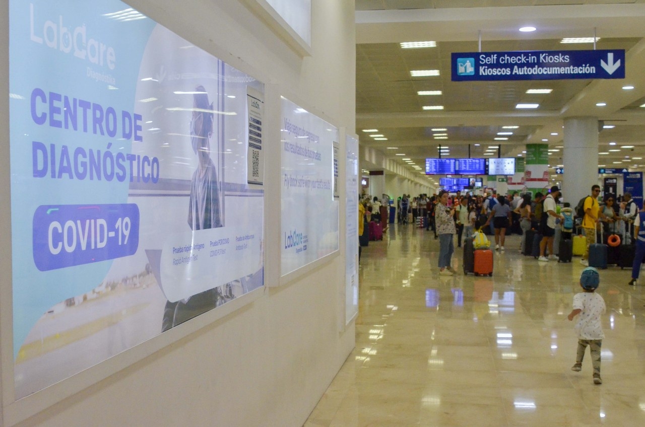 Cierran módulos de pruebas anticovid en el Aeropuerto Internacional de Cancún