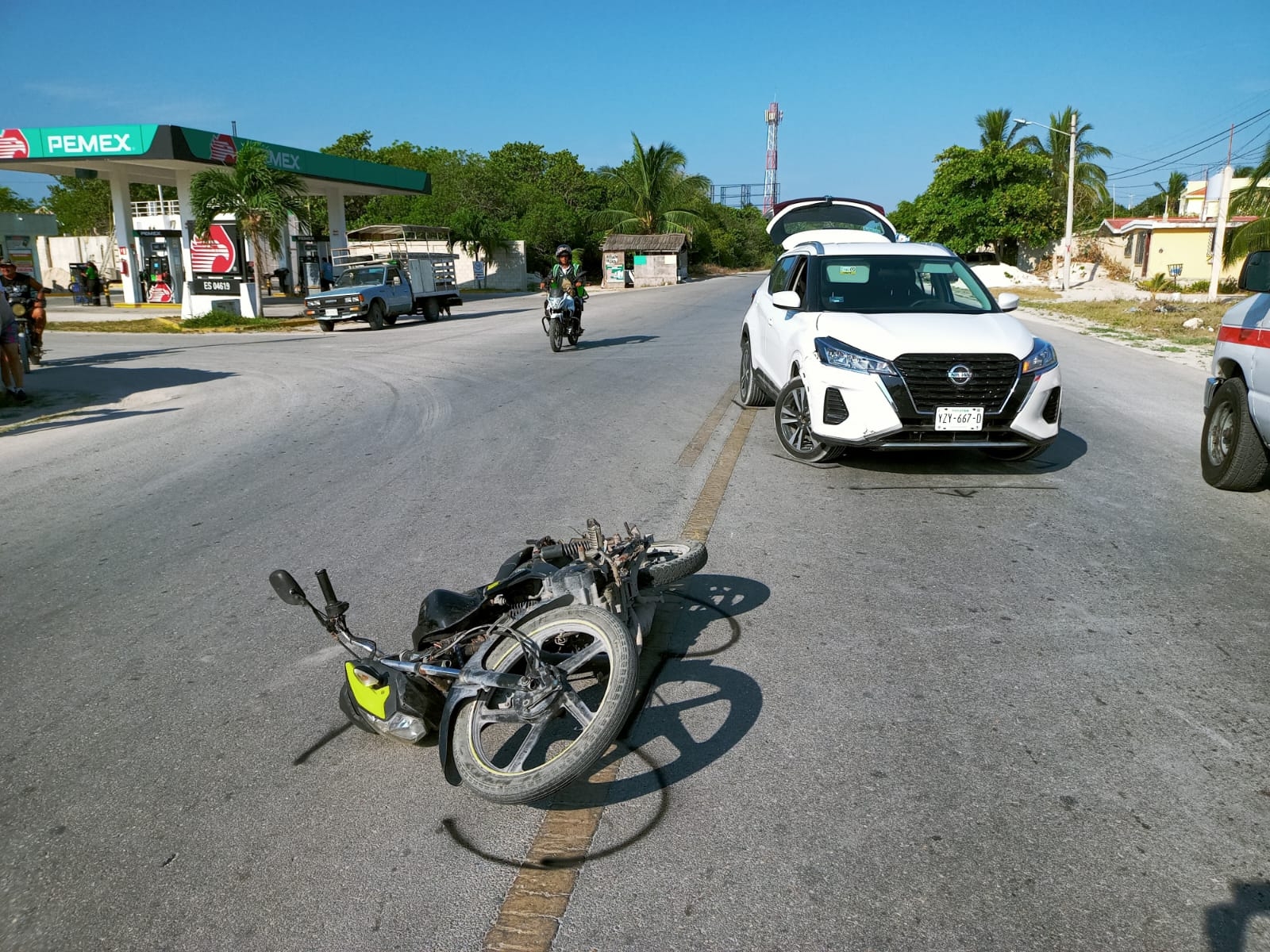 El conducto se hizo responsable del accidente de tránsito en la carretera a Chuburná