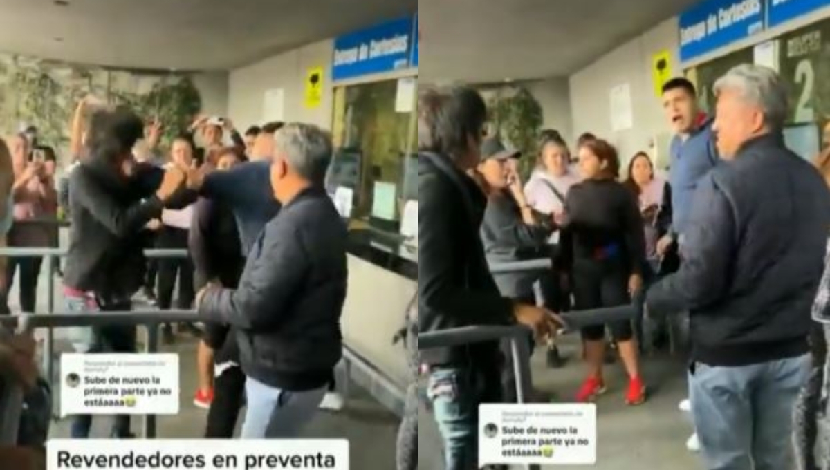 Dos hombres comenzaron a pelearse por boletos para el concierto de Luis Miguel