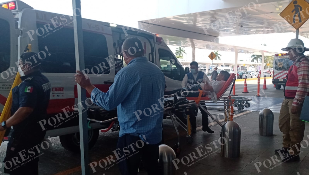 Taxista del aeropuerto de Mérida sufre presunto infarto; es el segundo en 15 días