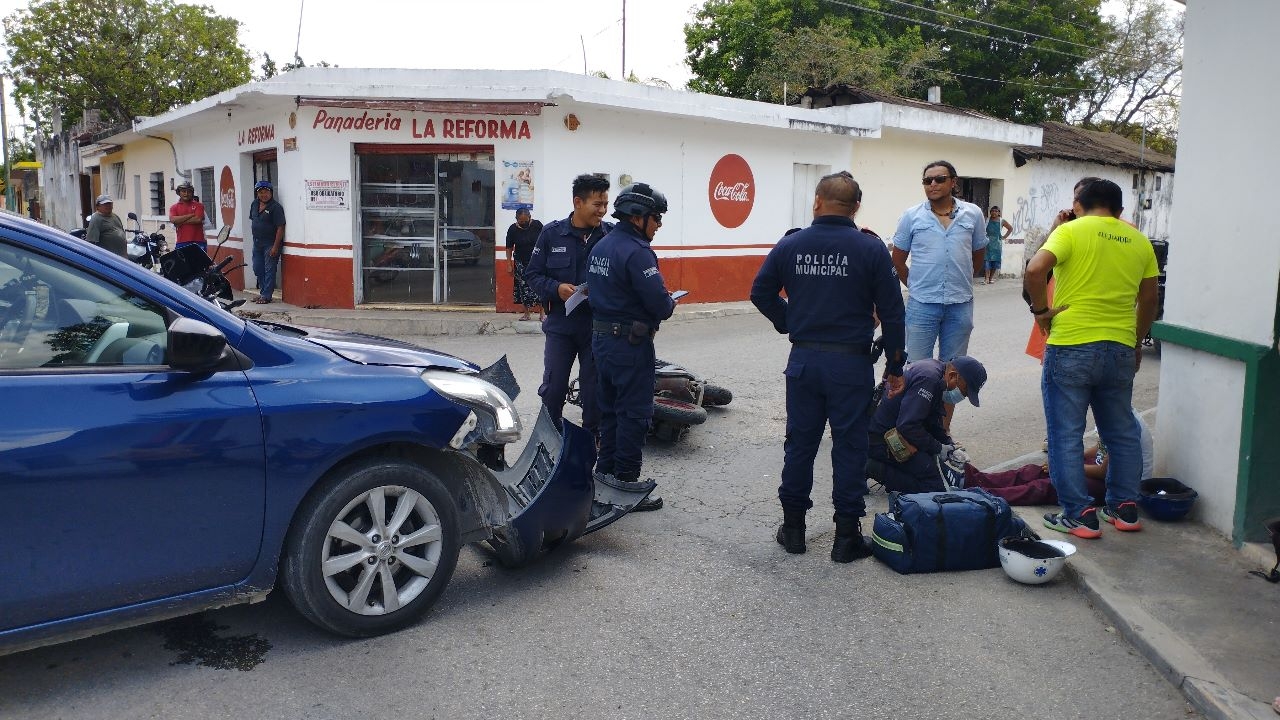 Padre e hijo fueron trasladados a un hospital de Tizimín