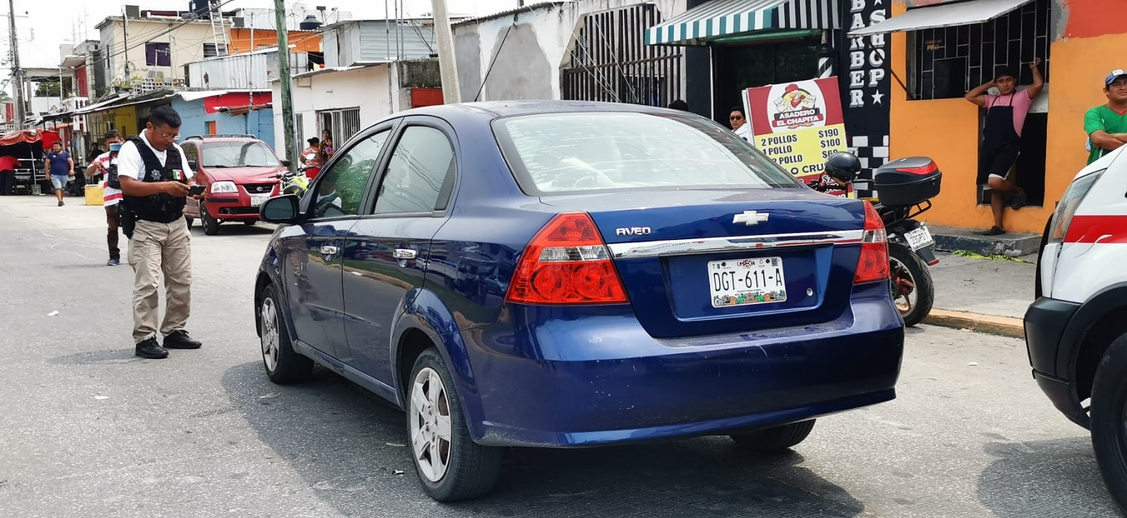 Motociclista resulta herido tras ser atropellado en Ciudad del Carmen